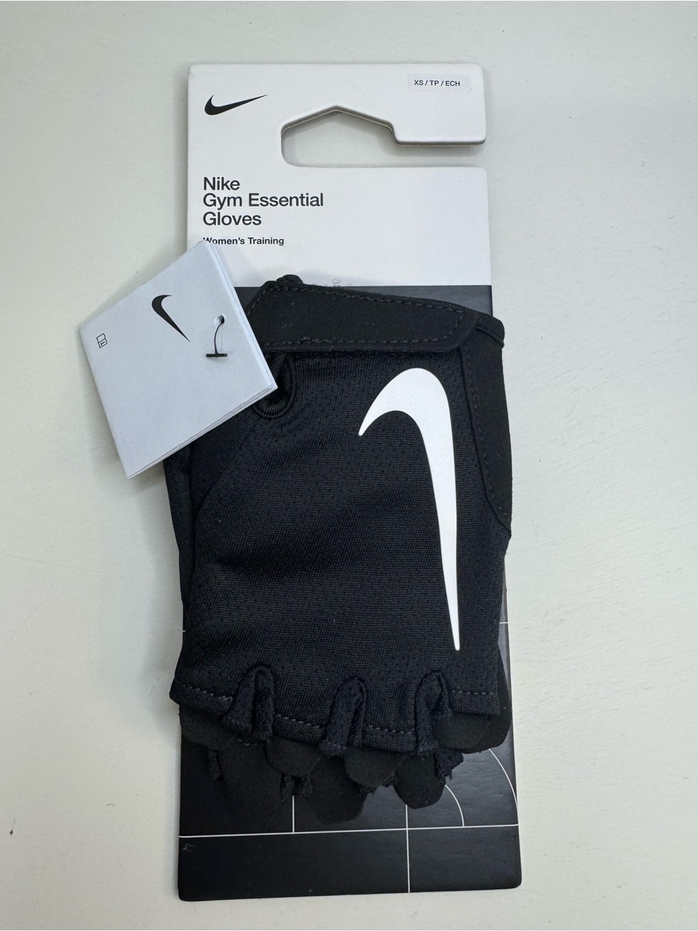 Nike Women's Training Gloves in Black with White Swoosh